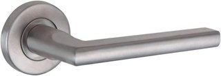 Juego de manivela Roseta Acero INOX para Puerta de Paso o de Interior