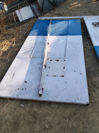 Cancela metálica para nave ach 1'46. Alto 2'96