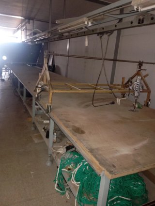 Mesa de corte industrial