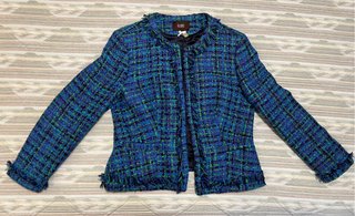 Chaqueta Globe azul y verde