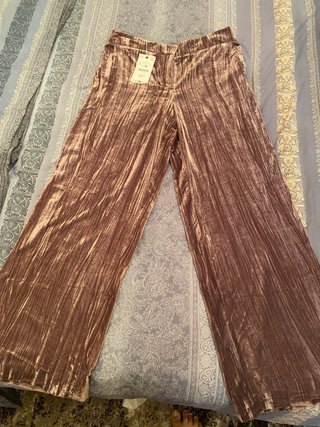 Pantalon palazzo aterciopelados totalmente nuevos