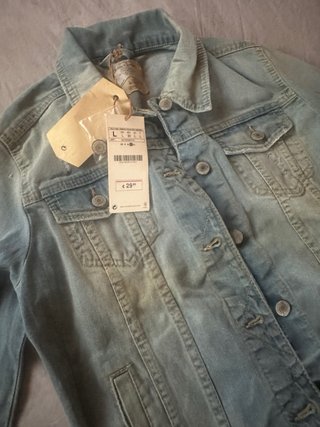 Chaqueta Tejana Stradivarius Talla L