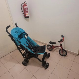 Silla de paseo Jane y bici sin pedales