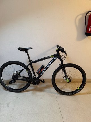 Bicicleta de Montaña Rockrider Negra