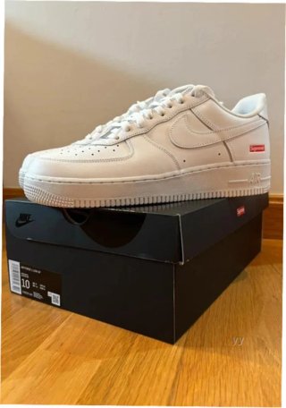 Nike Air Force 1 Low Supreme Blancas Talla 43