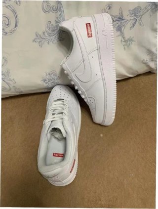 Nike Air Force 1 Low Supreme Blancas Talla 39