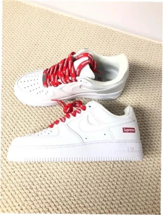 Nike Air Force 1 Low Supreme Blanco Talla 39
