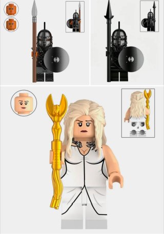 Minifiguras LEGO Juego de Tronos compatible