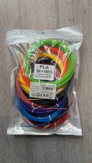 Filamenti PLA per penna 3D (10 unità)