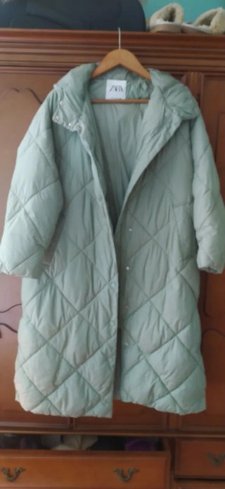 Plumífero Zara Verde menta