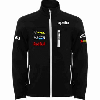 CHAQUETA MOTO SOFTSHELL CORTAVIENTOS TIPO APRILIA