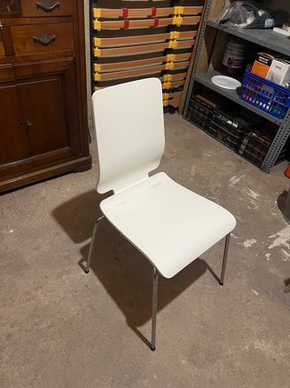 Sillas de cocina blancas 2 unidades