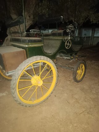Carro para caballos clásico