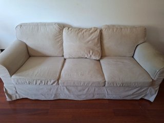 Sofá de 3 plazas beige IKEA