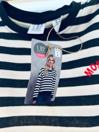 Sudadera de Rayas UP2 Fashion Talla L