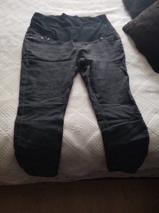 Pantalón Vaquero Premamá Negro Talla XXL