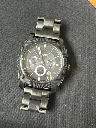 Reloj Fossil Machine Chronograph Negro