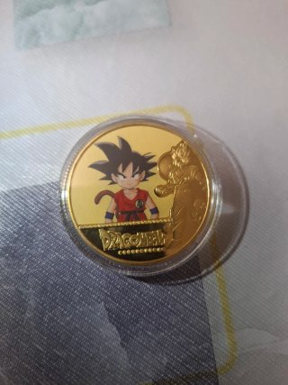 Moneda Conmemorativa Dragon Ball