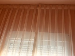 2 Cortinas Grandes Bordadas