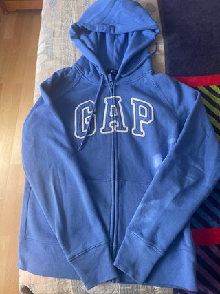 Sudadera con cremallera GAP azul