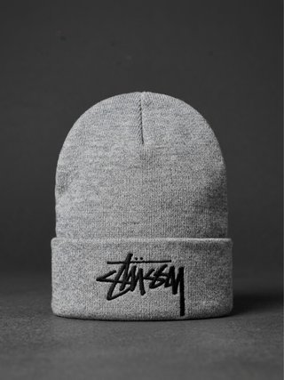 Gorro Stussy Gris