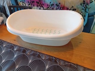 Bañera para bebé blanca