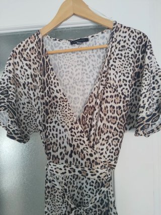 Vestido Animal Print Cortefiel