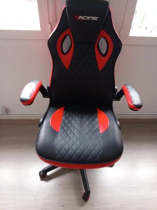 Silla Gamer Roja y Negra