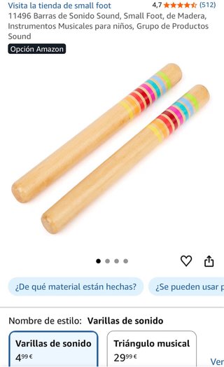 Claves Musicales de Madera