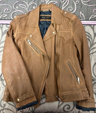 Chaqueta Polipiel Marrón Fórmula Joven