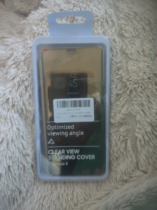 Funda Clear View Standing Cover Samsung Note 8