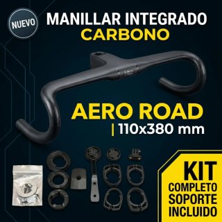 Manillar Carbono Estilo Alanera RS 110x380