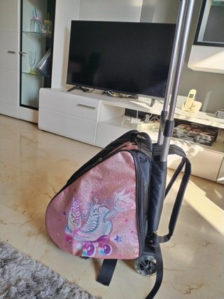Mochila con Carro para Patines Artísticos