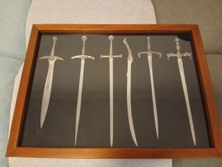 Set 6 Abrecartas Espadas Señor de los Anillos