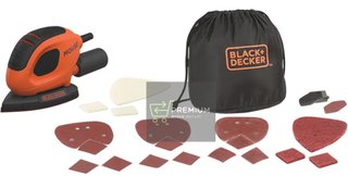 BLACK+DECKER Lijadora de detalles compacta de 55 W