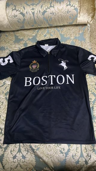 Camiseta Boston Negra