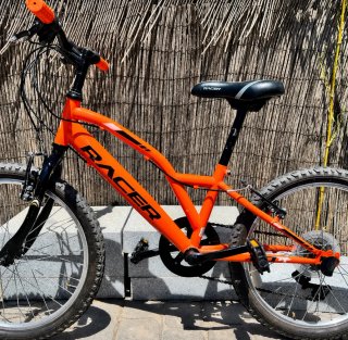 Bicicleta Racer 20 pulgadas Naranja