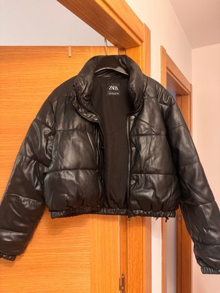 Chaqueta Acolchada Zara Negra Talla S