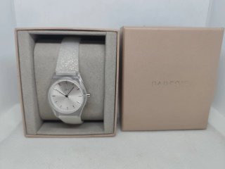 Reloj Parfois Blanco con Purpurina