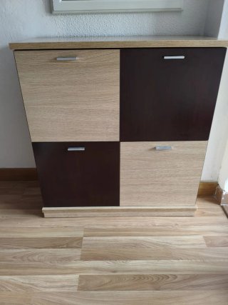 Dos Muebles Recibidor de Madera