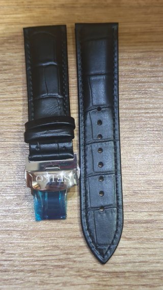 Correa de Piel Seiko 22mm Negra