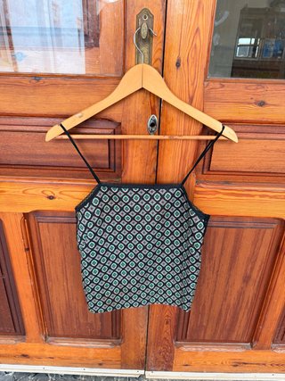 Top de tirantes estampado