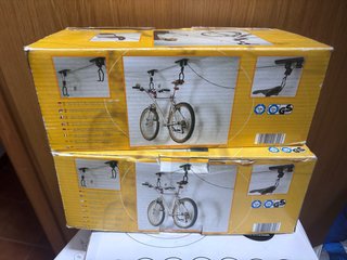 2 Colgadores de Techo para Bicicletas