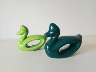 Servilleteros NUEVOS Cerámica. Accesorios mesa.