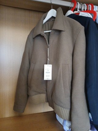 Cazadora Bomber de Lana y Cashmere