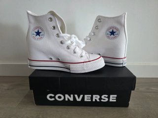 Zapatillas Converse con Cuña Blancas Talla 39