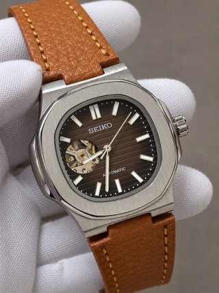 Reloj Seiko Mod Nautilus Open Heart