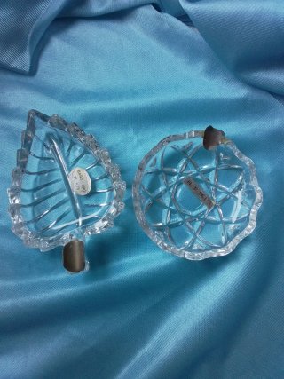 Set de 2 Ceniceros de Cristal