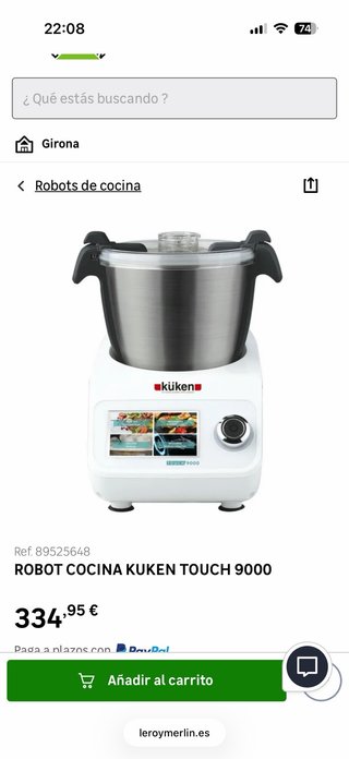 Robot de Cocina Küken Touch 9000