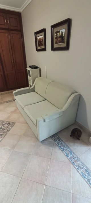 Sofá cama beige